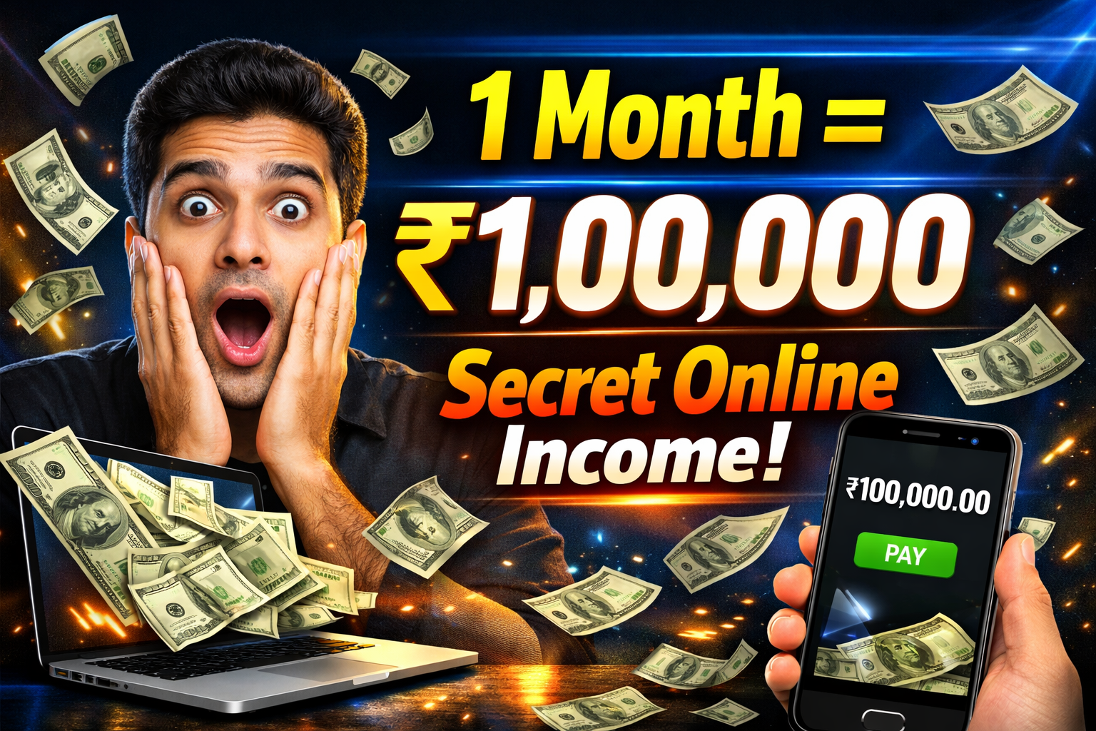 1 महीने में ₹1 लाख कैसे कमाएं? 2026 की सबसे आसान और सच्ची तरीका